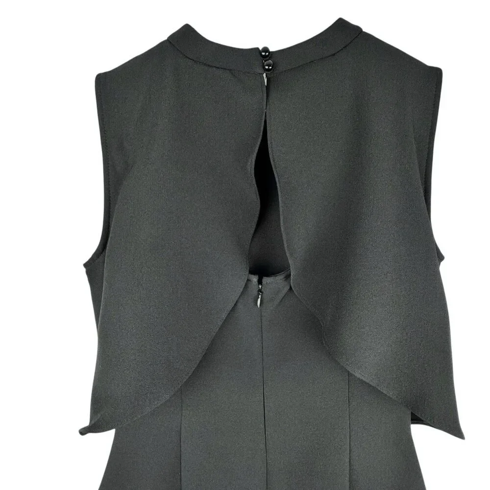 Jones New York‎ Sleeveless Sheath Dress Sz 6 Black Stretch Business Career